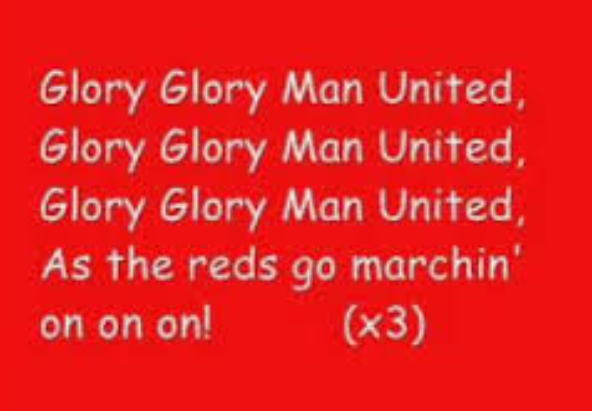 Manchester United Anthem – Glory Glory Man United